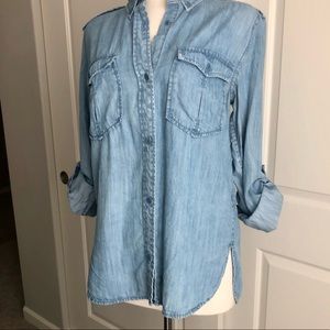Aritzia Chambray Button Up